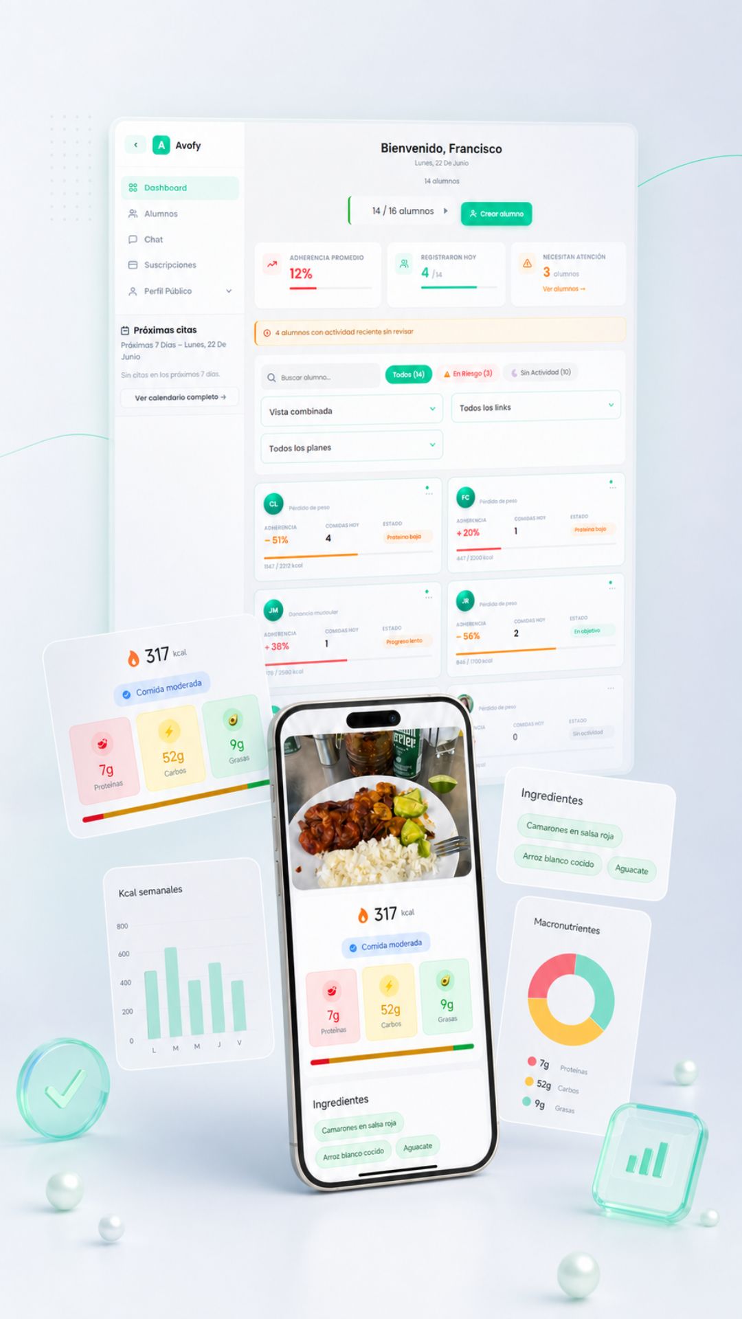 Avofy AI | Nutrition tracking for professionals